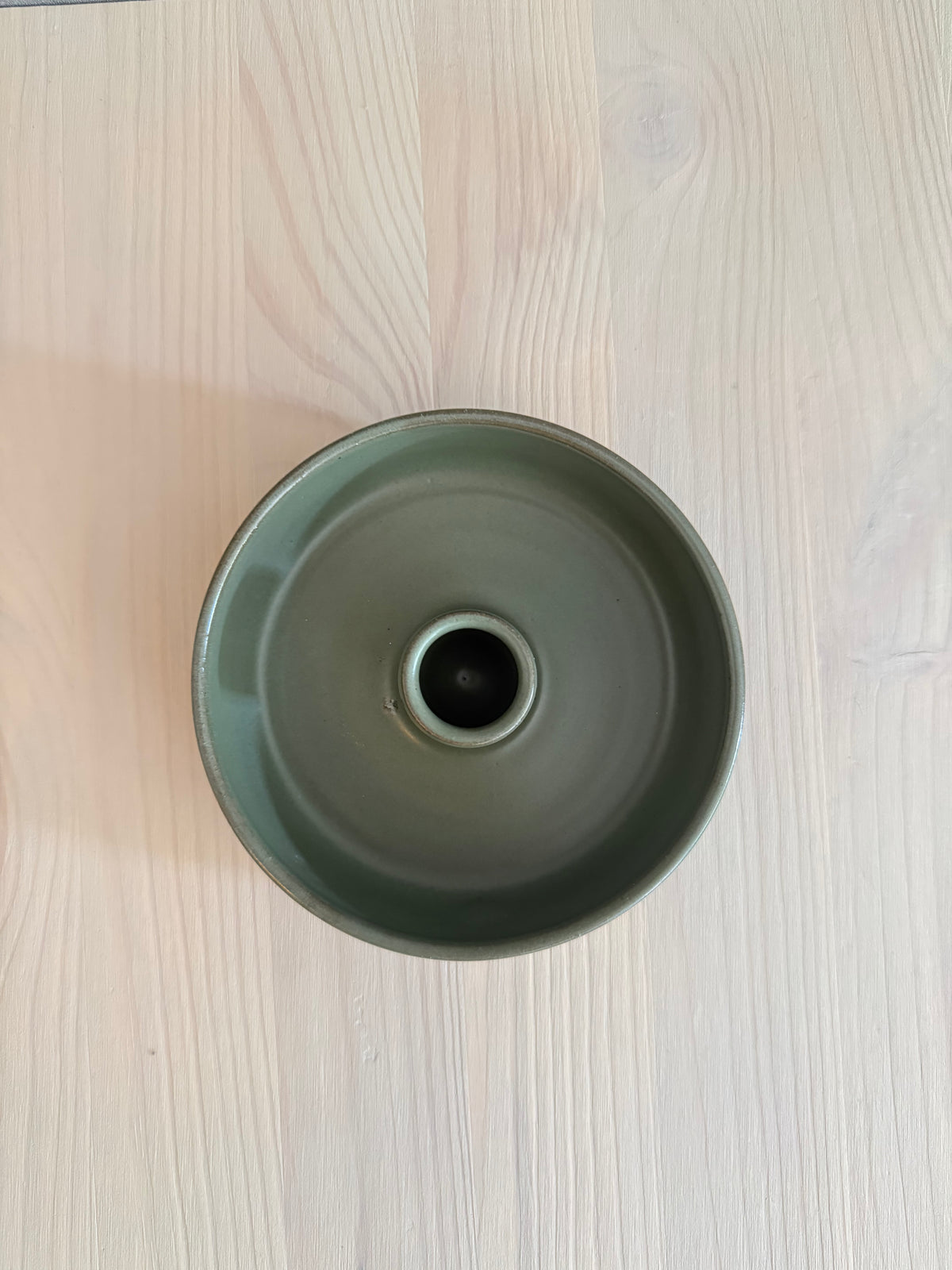 Låg ljusstake Salviagrön